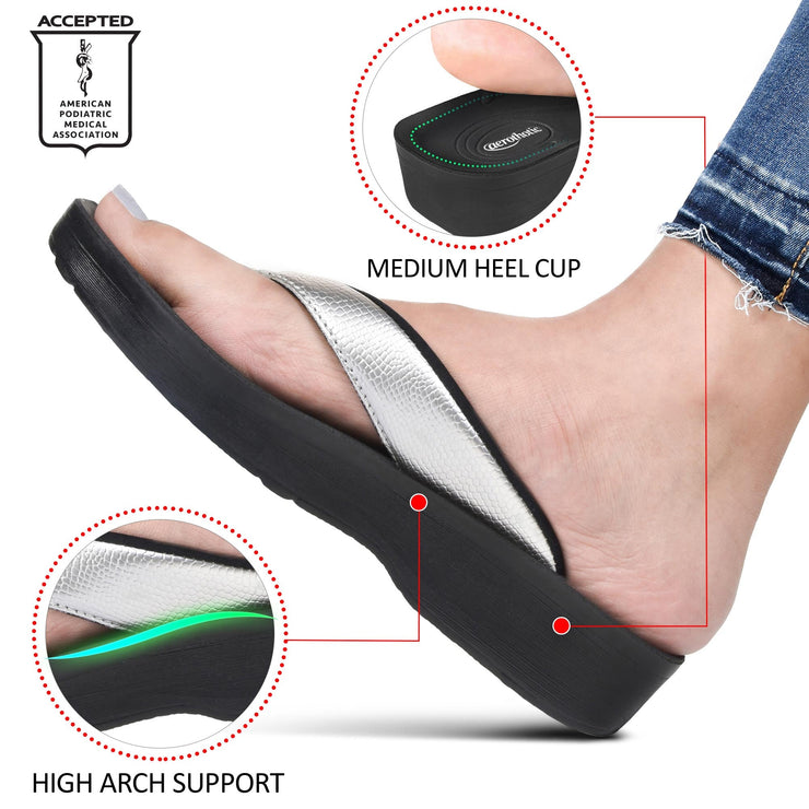 Aerothotic - Meira Arch Supportive Orthotic Casual Summer Flip Flops for Women