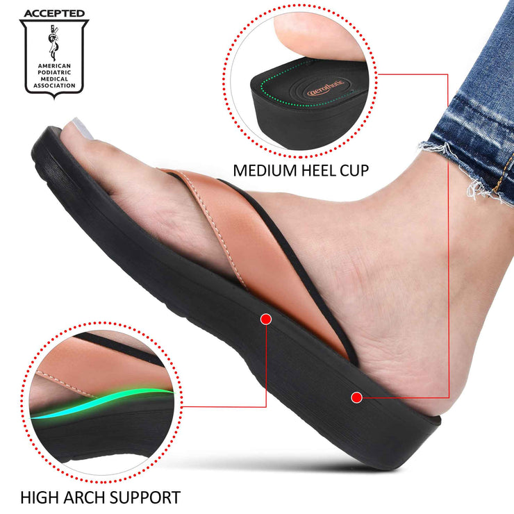 Aerothotic - Fallon Women’s Arch Support Flip Flops