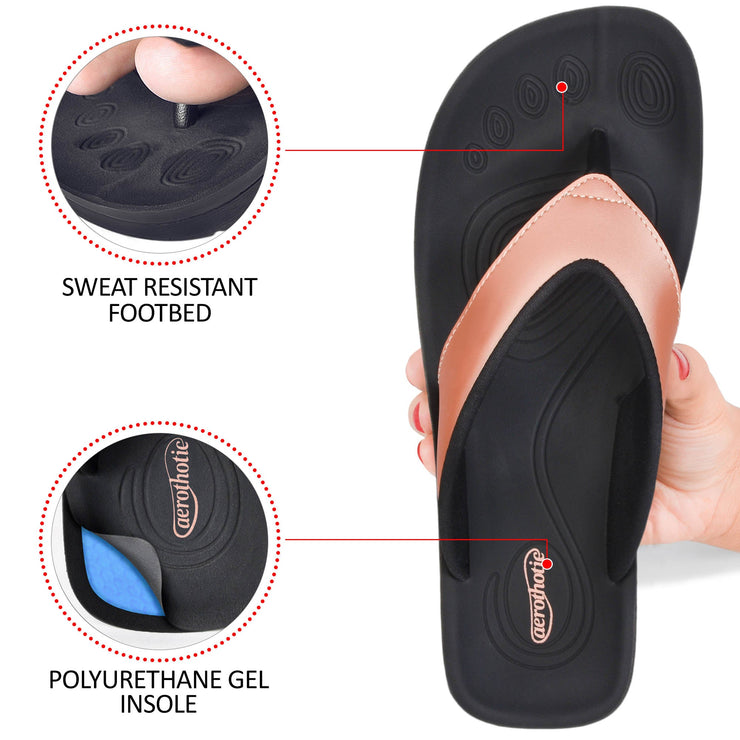 Aerothotic - Fallon Women’s Arch Support Flip Flops