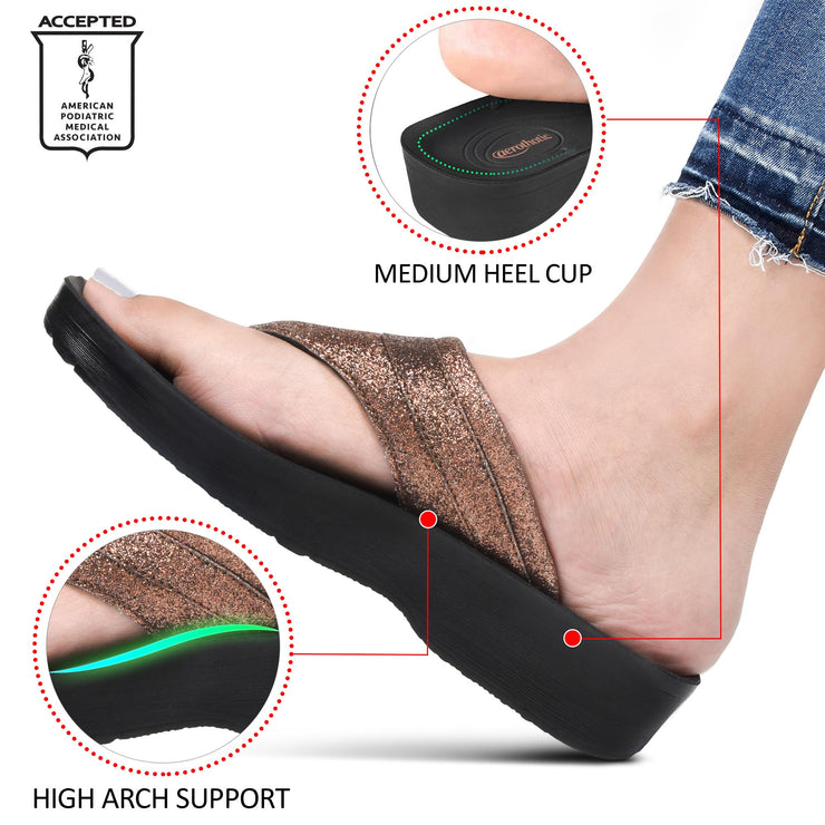 Aerothotic - Glynis Comfortable Casual Thong Women’s Walking Sandals.