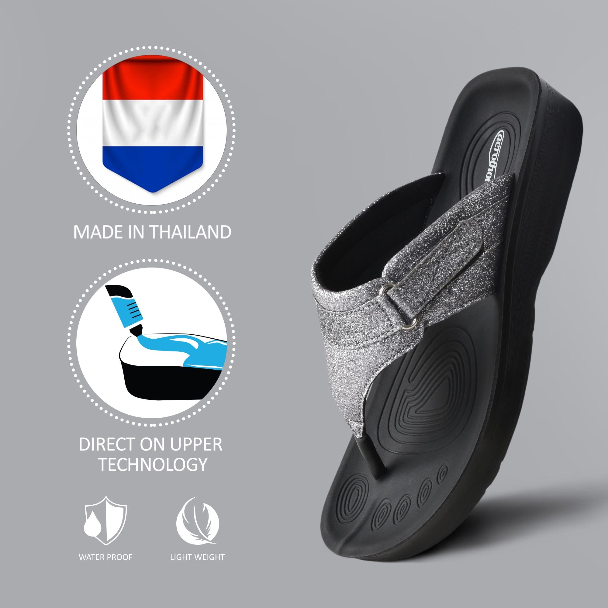 Glynis Thong Sandals with Arch Support for Women