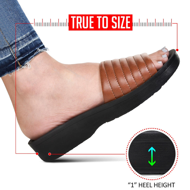 Aerothotic - Maeve Arch Support Slide Sandals for Women