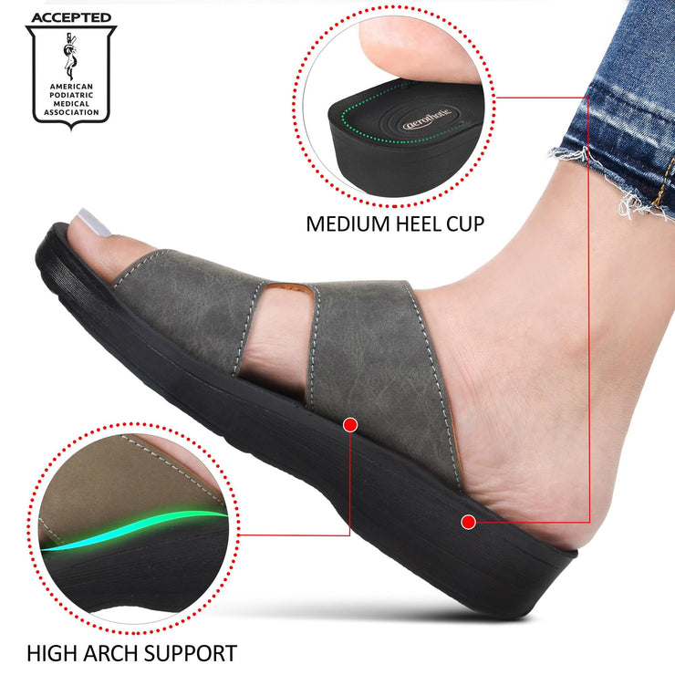 Aerothotic - Aren Arch Supportive Slides for Women