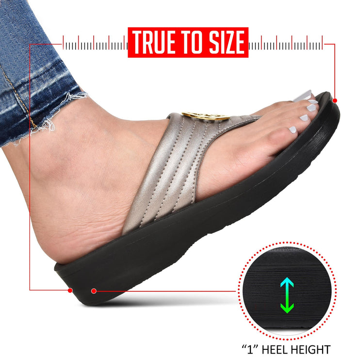 Aerothotic - Idelle Women’s Walking Summer Thong Sandals