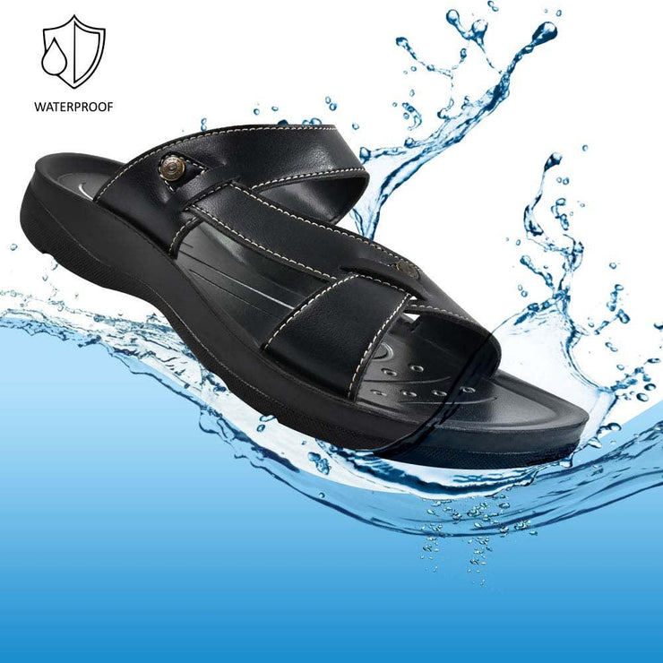 Aerothotic - Thistle Black women strappy sandals3