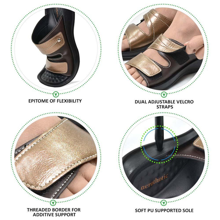 Aerothotic - Tinkle Women Double Strap Sandals
