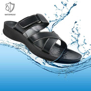 Aerothotic - Pasty Black Women's slides with arch support3
