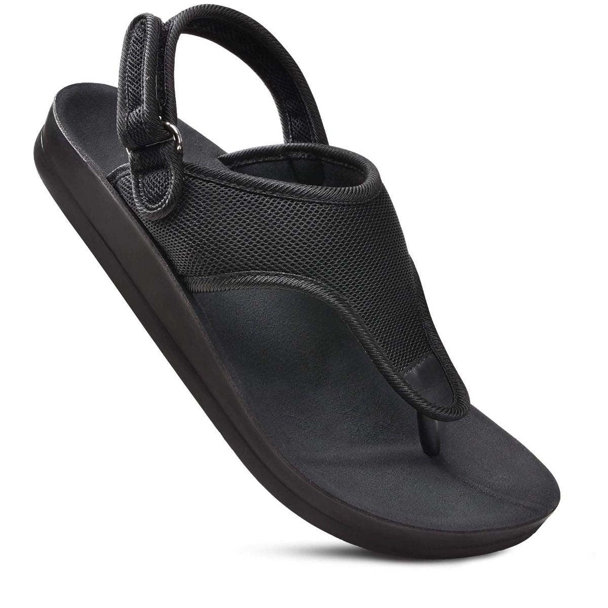 Coral slingback supportive sandals for women – Aerothotic