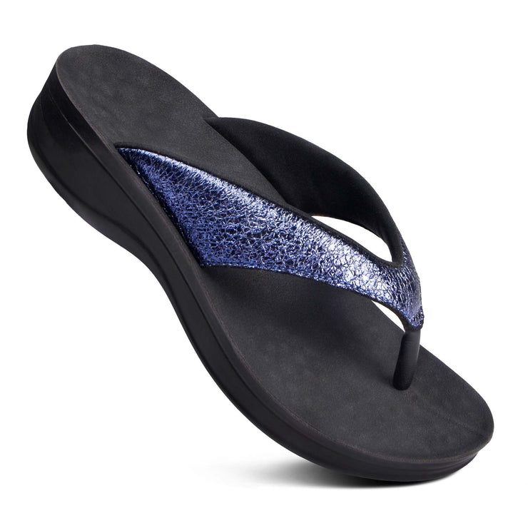 Aerothotic - Sequin Platform Sandals