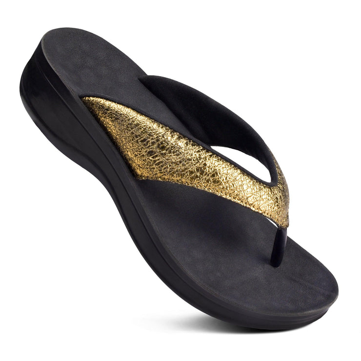Aerothotic - Sequin Platform Sandals