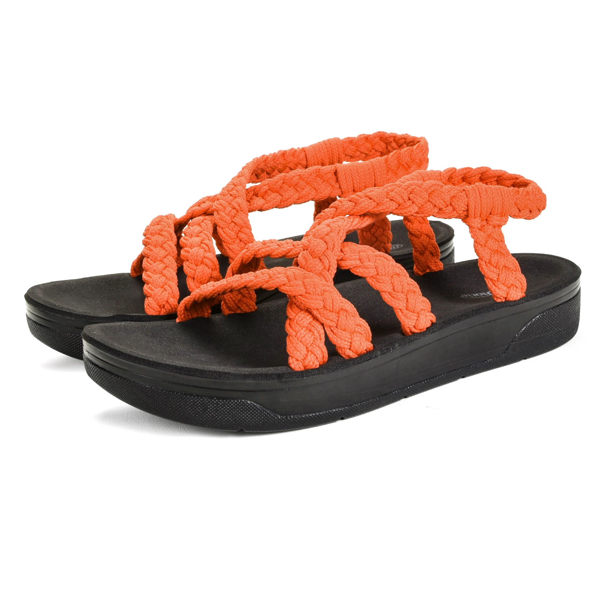 Orange Arch Support Slingback Sandals