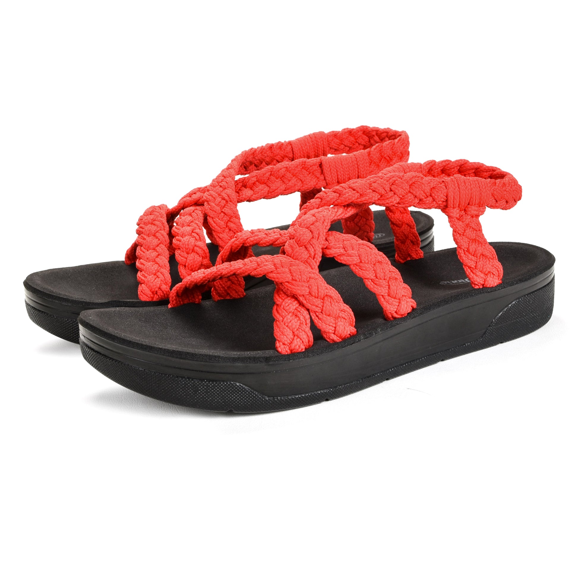 Arch Support Red Slingback Sandals