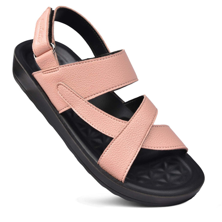 Aerothotic - Winx Pink Womens slingback sandals with arch support
