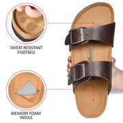 Aerothotic - Brown Nymph Dual Strap Sandals