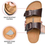 Aerothotic - Black Nymph Dual Strap Sandals