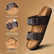 Aerothotic - Black Nymph Dual Strap Sandals