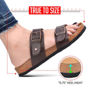 Aerothotic - Black Nymph Dual Strap Sandals