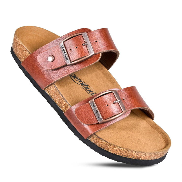 Aerothotic - Black Nymph Dual Strap Sandals