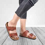 Aerothotic - Black Nymph Dual Strap Sandals