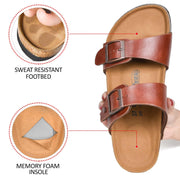 Aerothotic - Black Nymph Dual Strap Sandals