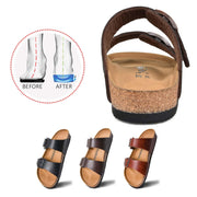 Aerothotic - Black Nymph Dual Strap Sandals