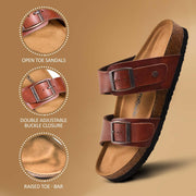 Aerothotic - Black Nymph Dual Strap Sandals