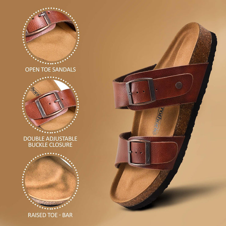 Aerothotic - Black Nymph Dual Strap Sandals