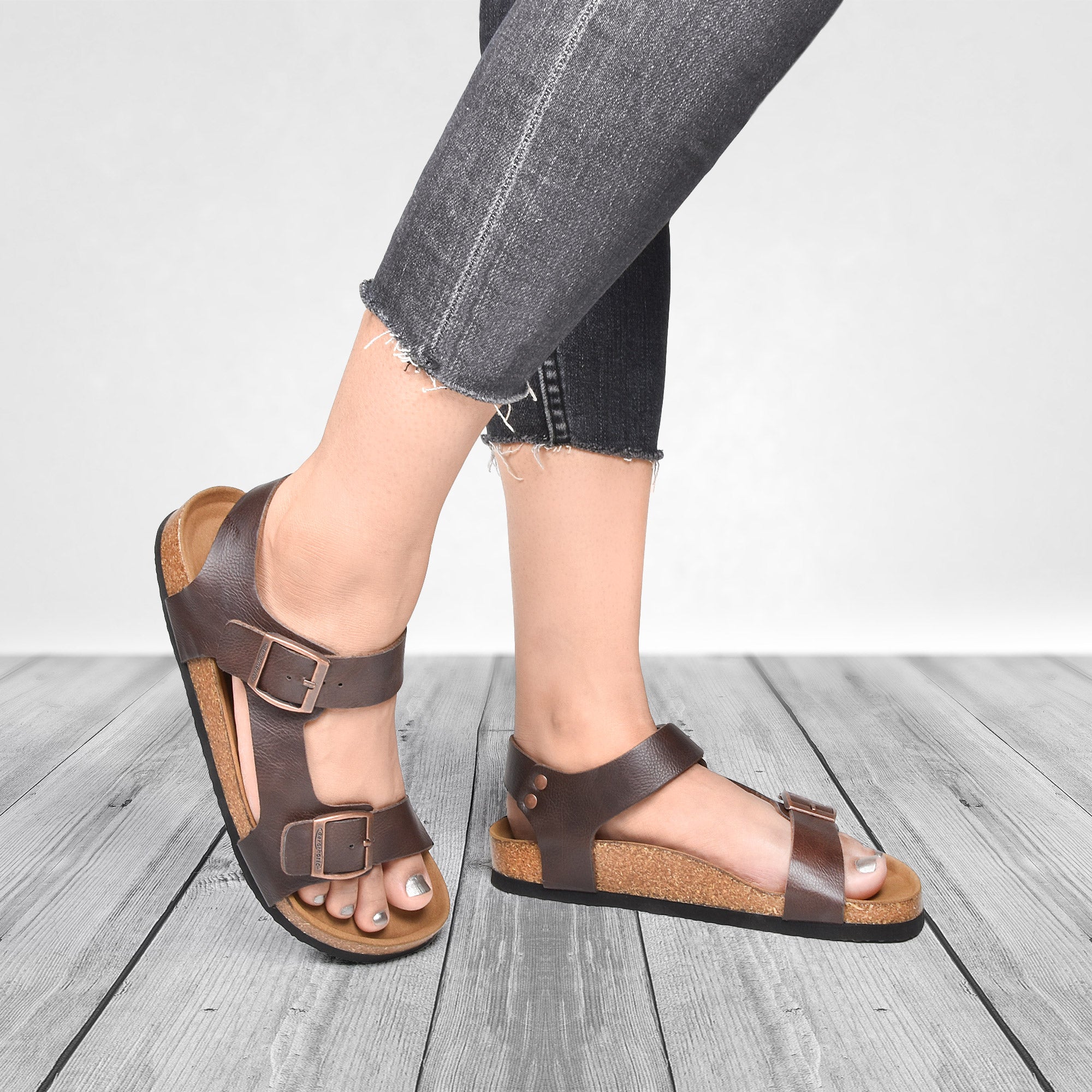 Amulet slingback womens orthotics sandals – Aerothotic