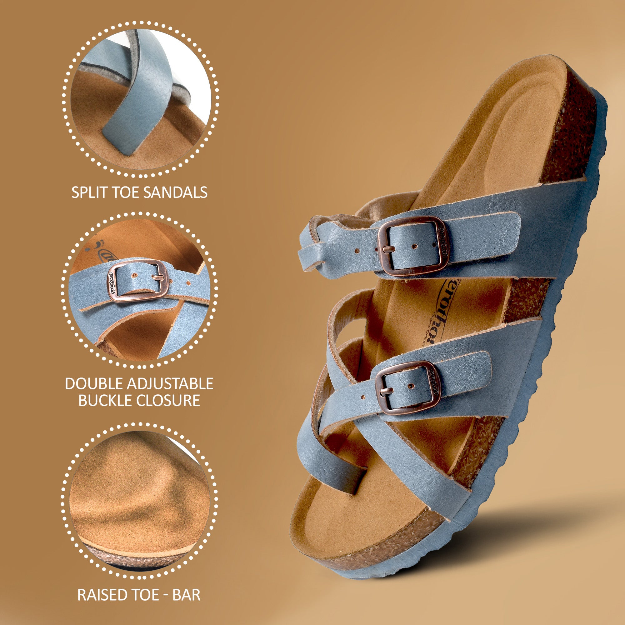 Sierra Women’s Strappy Slide Sandals