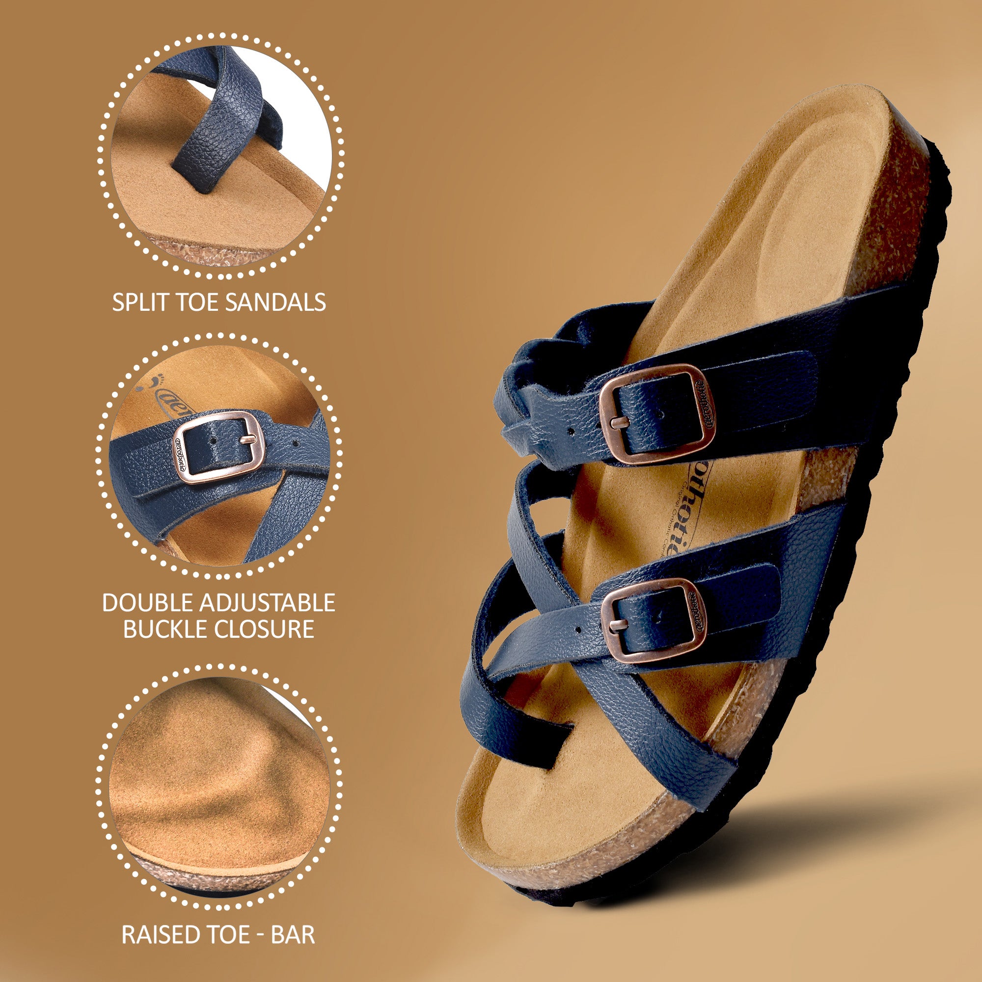 Sierra Women’s Strappy Slide Sandals