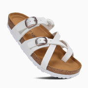 Sierra Women’s Strappy Slide Sandals
