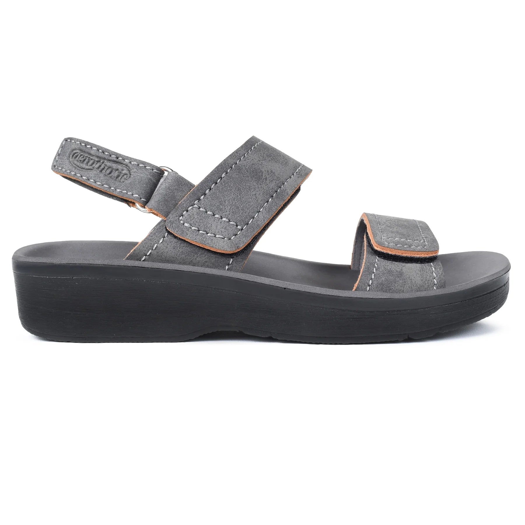 Gray sandal with a strap 
platform sandals for women
women's platform sandals
womens platform sandals