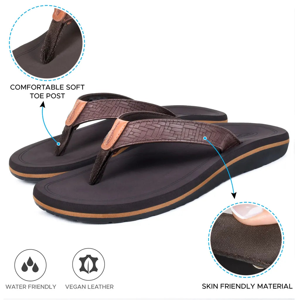 Solace Arch Support Orthotic Lightweight Cushioning Flip Flops