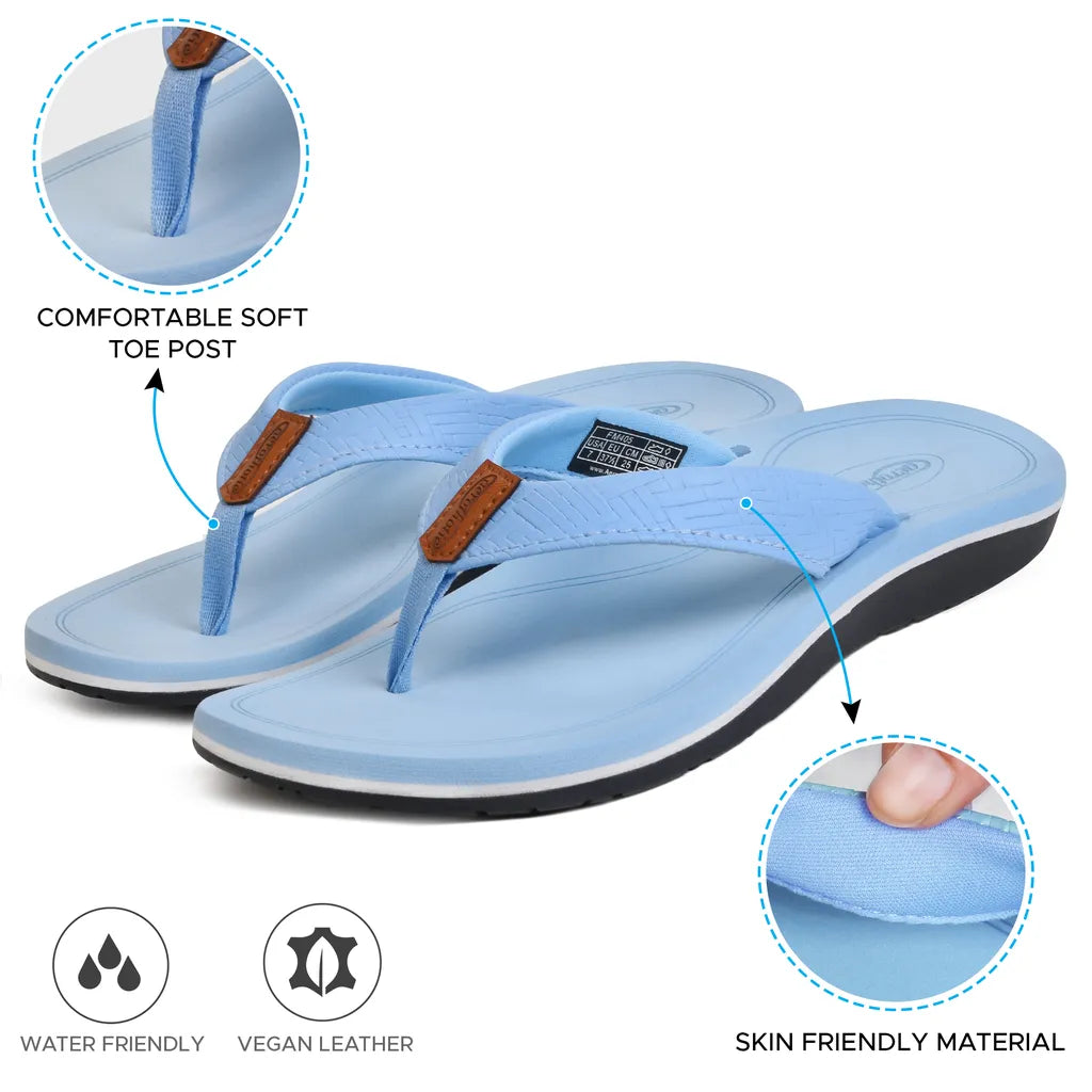 Solace Arch Support Orthotic Lightweight Cushioning Flip Flops
