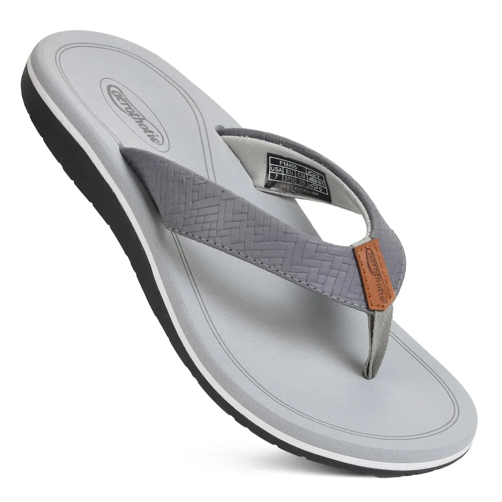 Solace Arch Support Orthotic Lightweight Cushioning Flip Flops