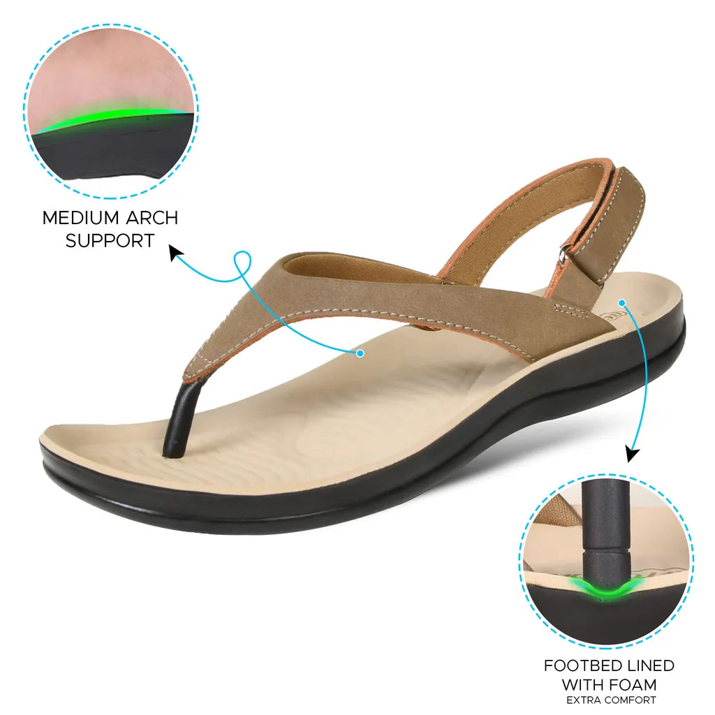 Verra Soft Toe Velcro Backstrap Women’s Sandals