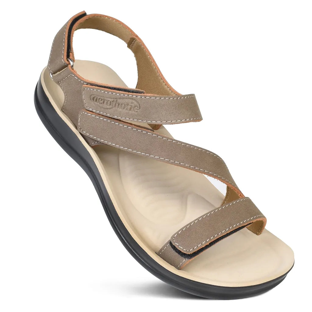 Zion Adjustable Strappy Slingback Sandals for Women
