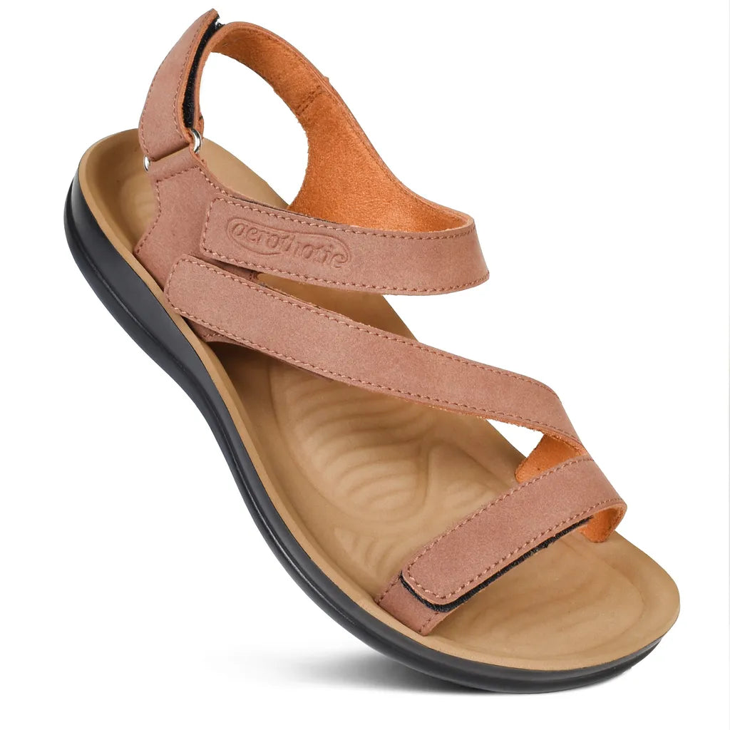 Zion Adjustable Strappy Slingback Sandals for Women
