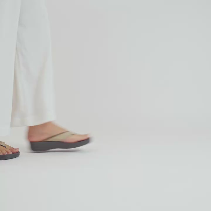 Load video: Mellow Vibe Arch Support Flip Flops