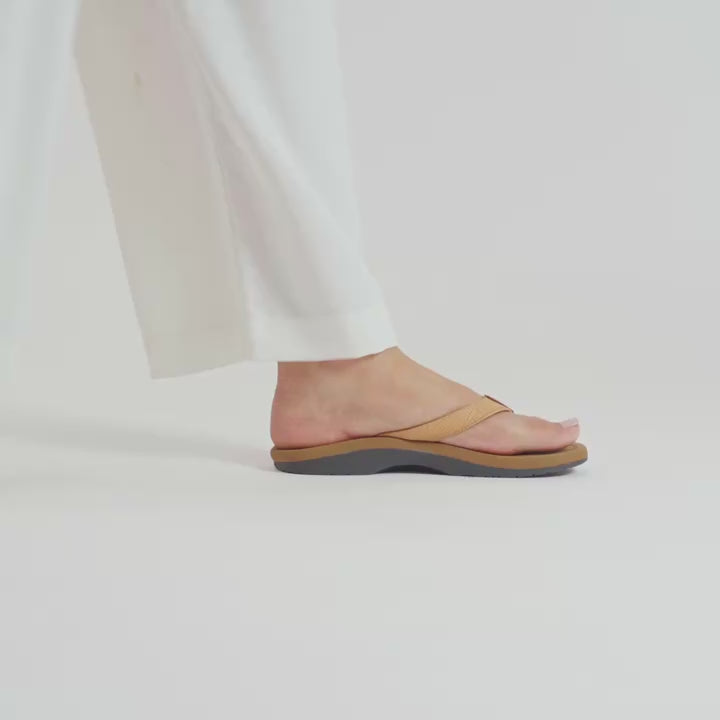 Load video: Solace Lightweight Flip Flops