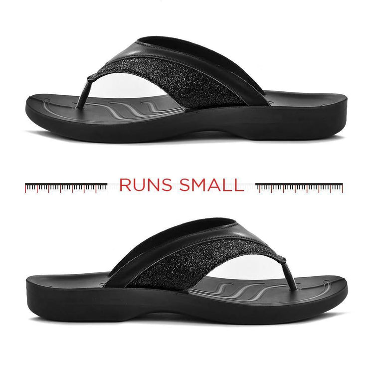 Aerothotic - Gleamy Haze Flip Flops Sandals for Women-Footwear - Aerothotic: Original Orthotic Comfort Sandals