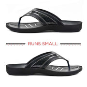 Aerothotic - Majestic Black womens comfort flip flops5