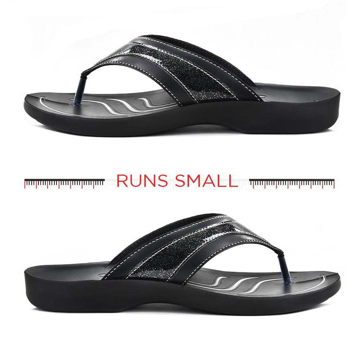 Aerothotic - Majestic Black womens comfort flip flops5