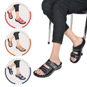 Aerothotic - Quinn Black Dual Women's slides arch support1
