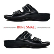 Aerothotic - Quinn Black Dual Women's slides arch support5