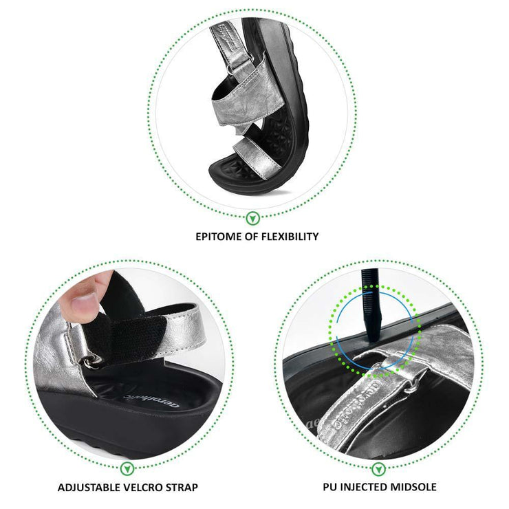 Aerothotic - Luna Women Slingback Sandals-Footwear - Aerothotic: Original Orthotic Comfort Sandals