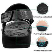 Aerothotic - Winx Black Womens slingback sandals with arch support2
