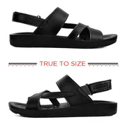 Aerothotic - Winx Black Womens slingback sandals with arch support3