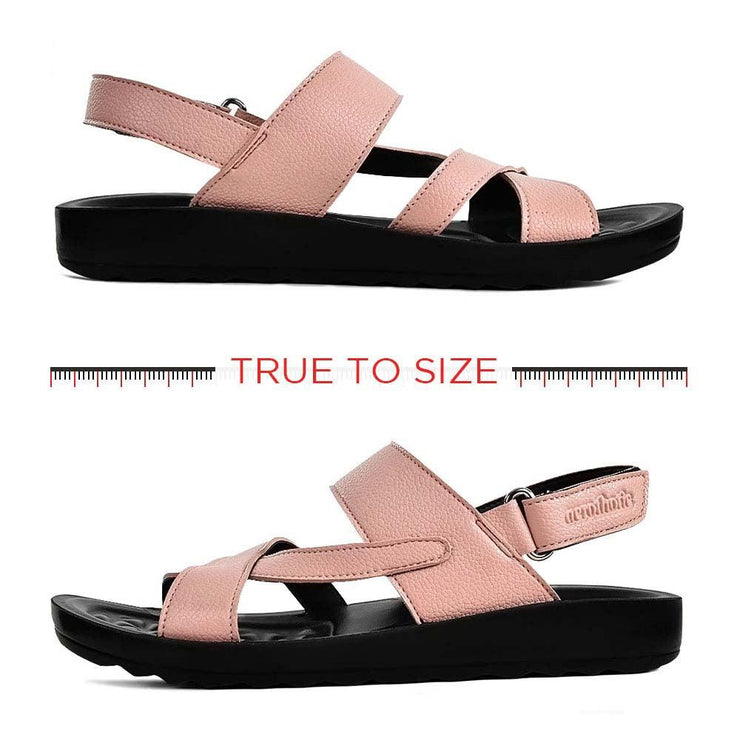 Aerothotic - Winx Pink Womens slingback sandals with arch support3