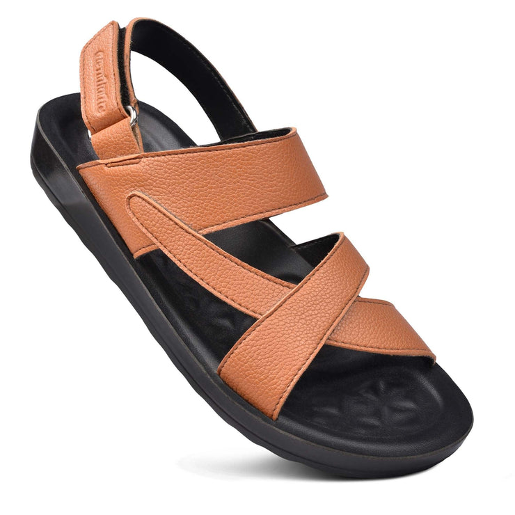 Aerothotic - Winx Tan Womens slingback sandals with arch support